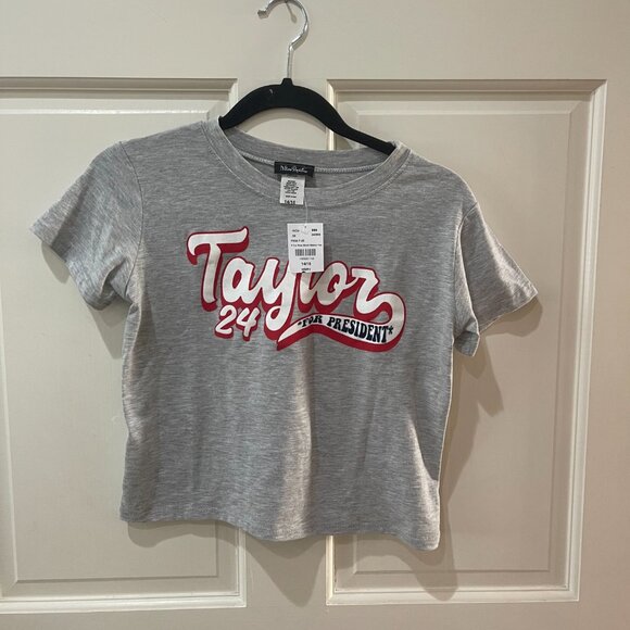 Taylor for President 2024 junior size 14/16 t--shirt NWT - Picture 4 of 4